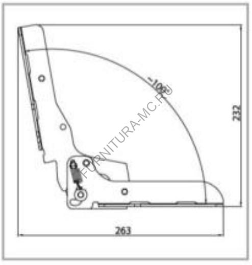 Замок трещетка трехпозиционный (комплект)